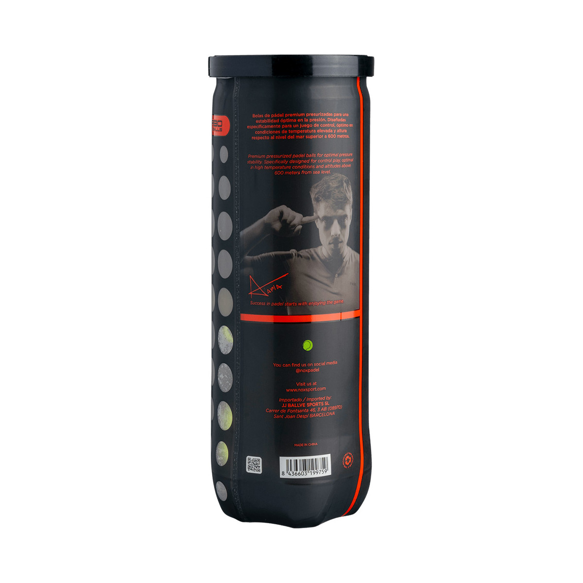 Tubo da 3 palline Nox Pro Titanium
