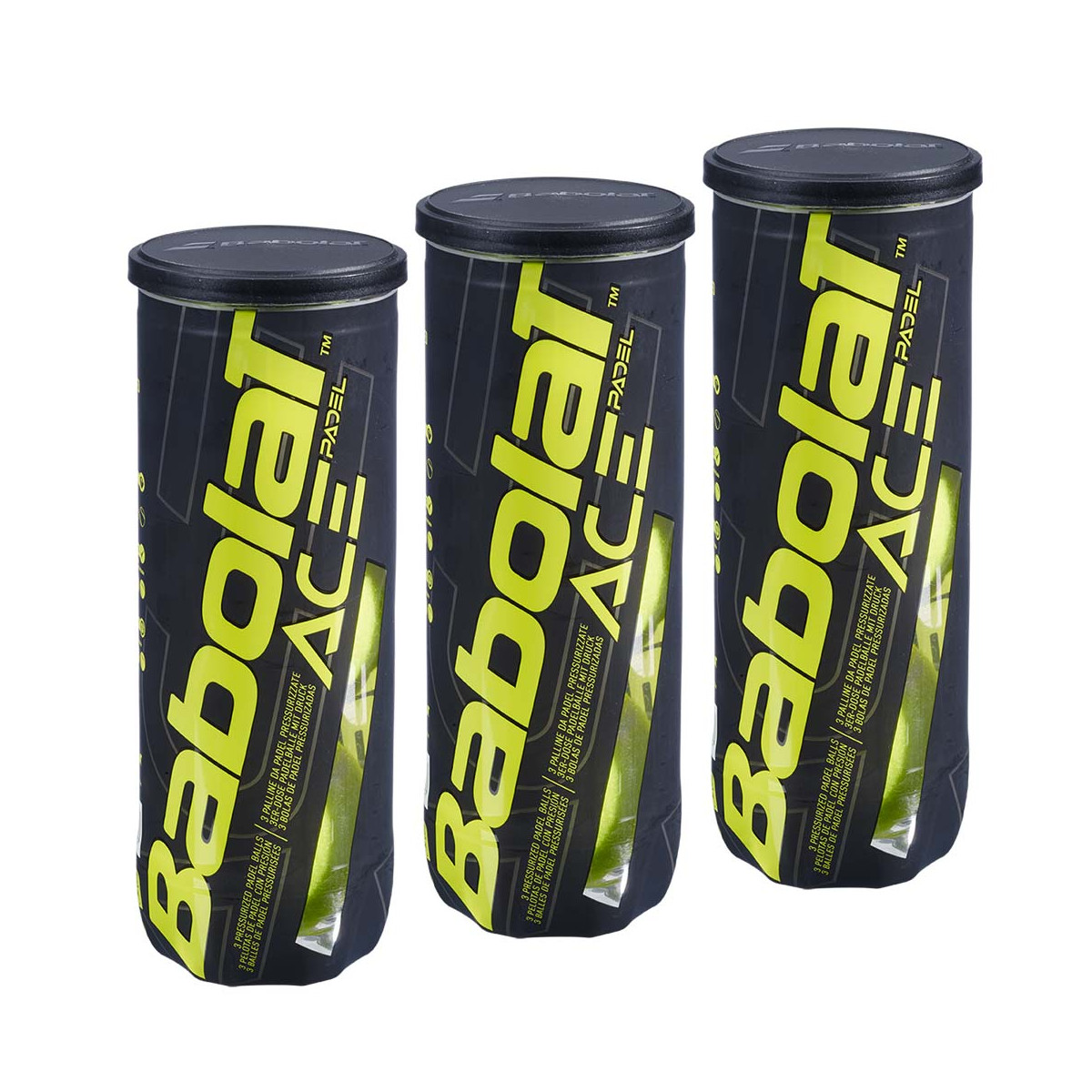 Tubo da 3 palline Babolat Ace Padel