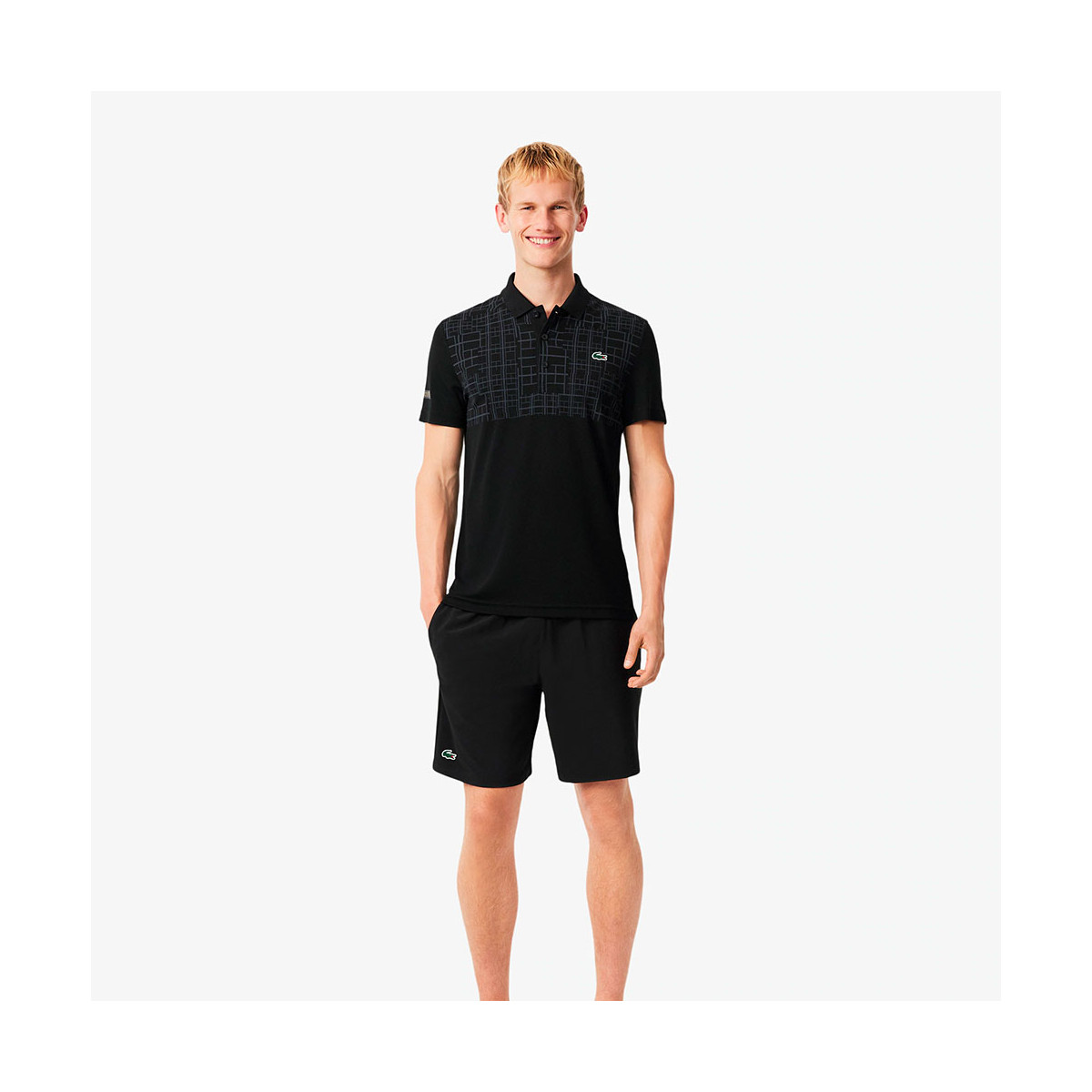 Polo Lacoste Tennis Novak Djokovic Player Bianco