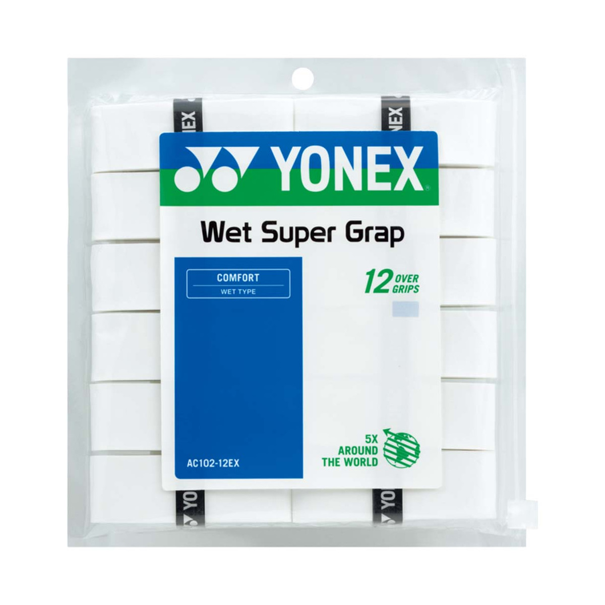 Overgrips Yonex Super Grap Bianco x 12