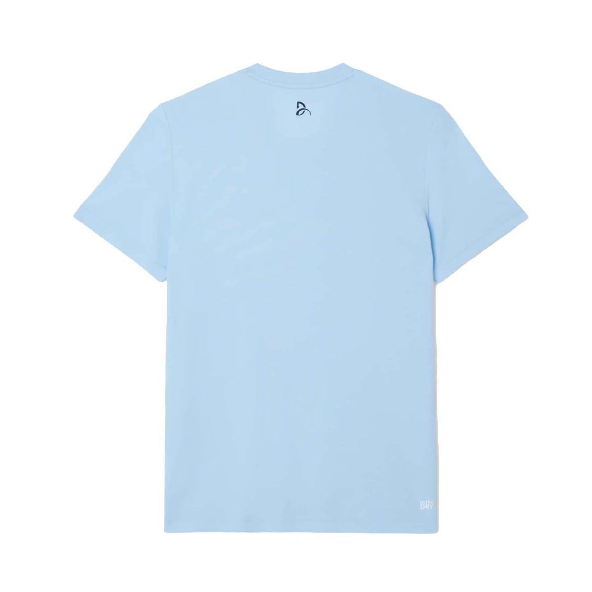 T-shirt Lacoste Tennis Novak Djokovic Ultra Dry Stampata Nero
