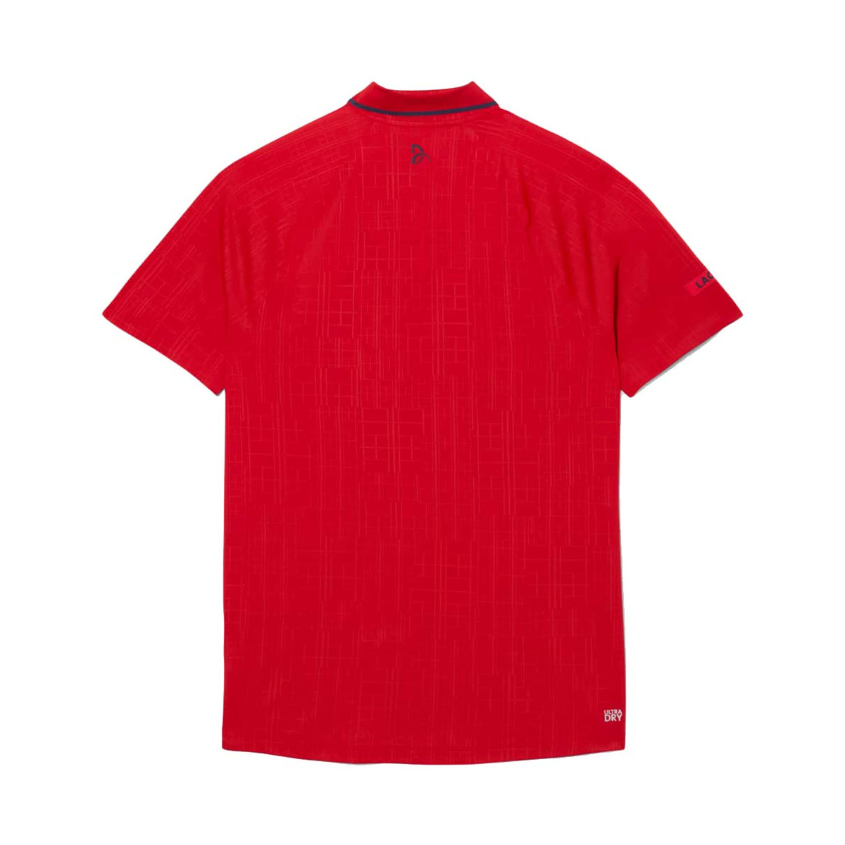 Polo Lacoste Tennis Novak Djokovic On Court Rosso
