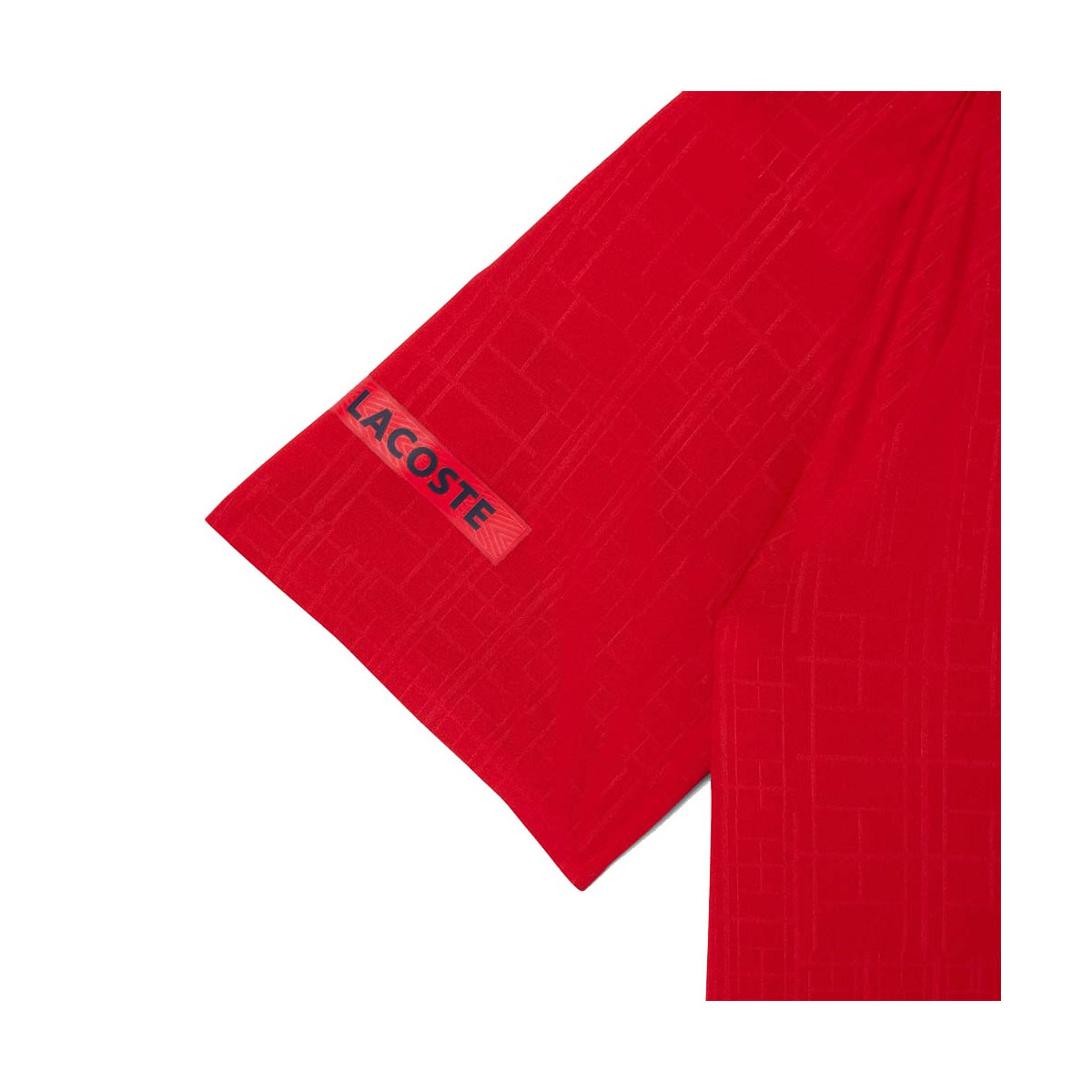 Polo Lacoste Tennis Novak Djokovic On Court Rosso