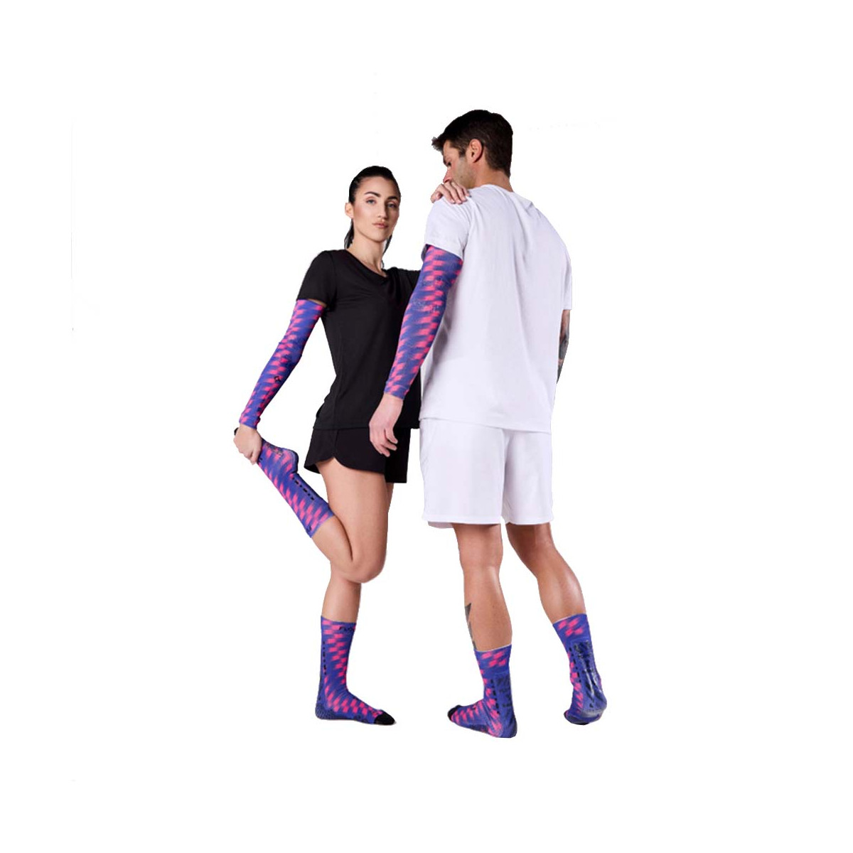 Calzini a compressione Floky S-MASH 3D FANTASY Bali Blu
