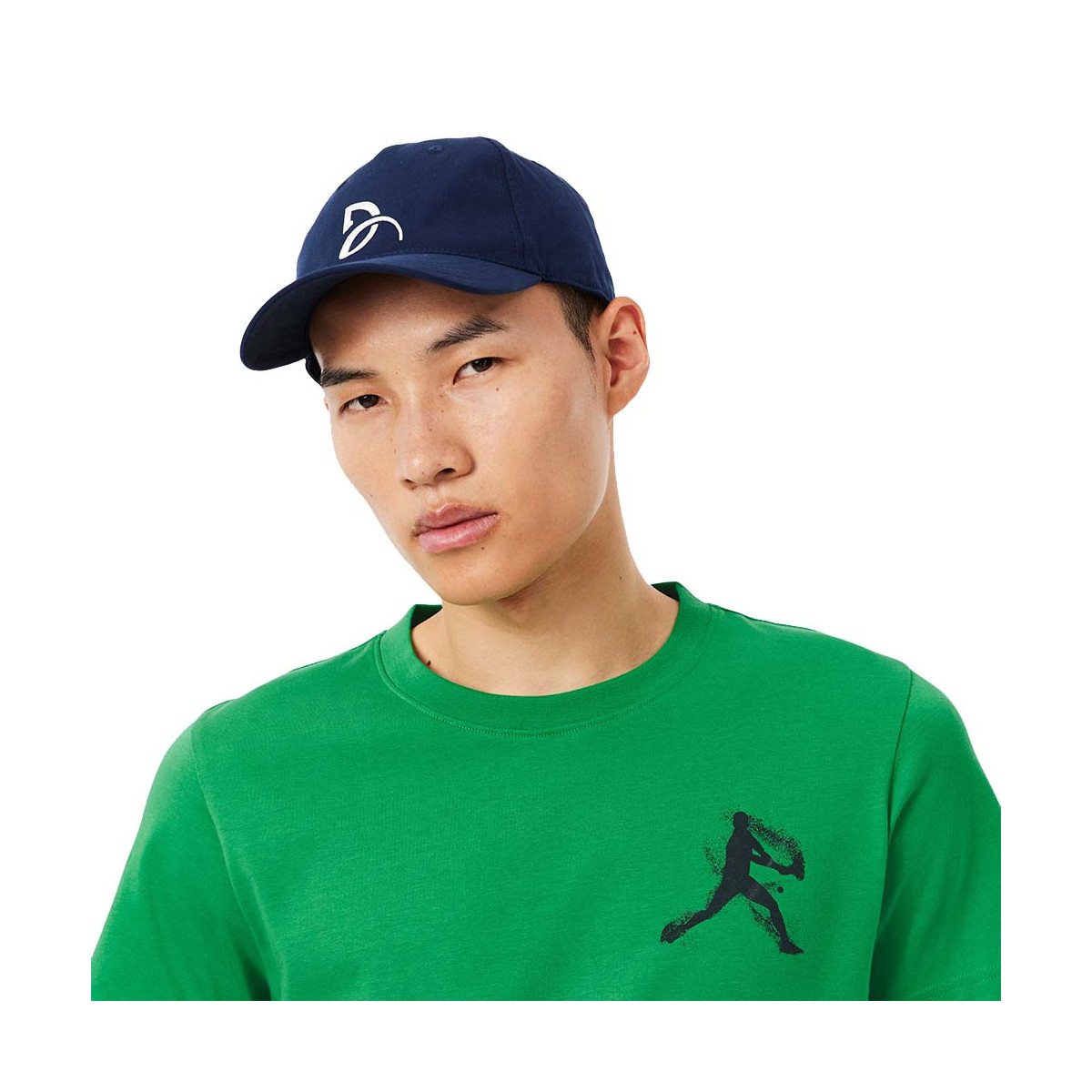 Pacco T-Shirt + Cappellino Lacoste Tennis x Novak Djokovic Verde