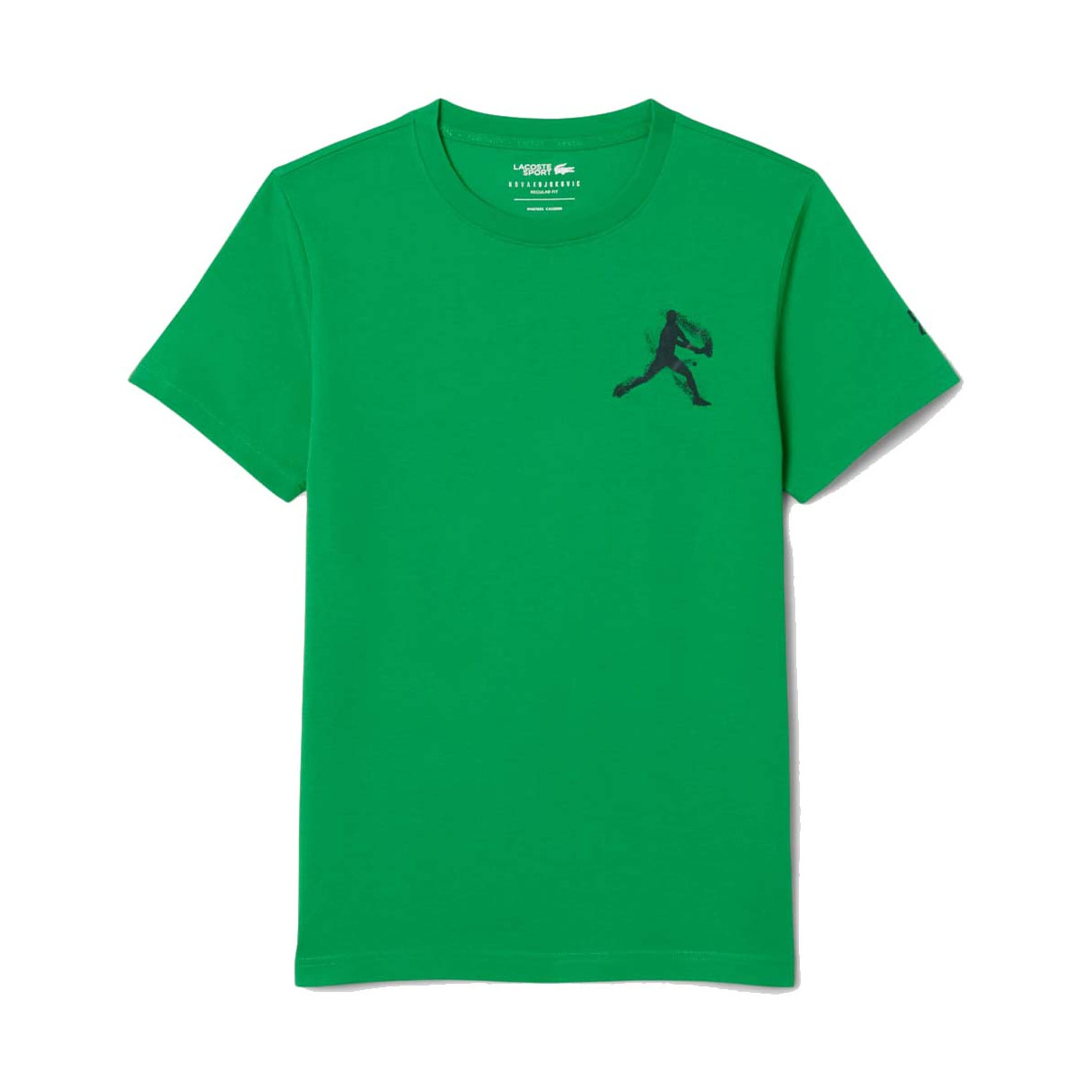 Pacco T-Shirt + Cappellino Lacoste Tennis x Novak Djokovic Verde