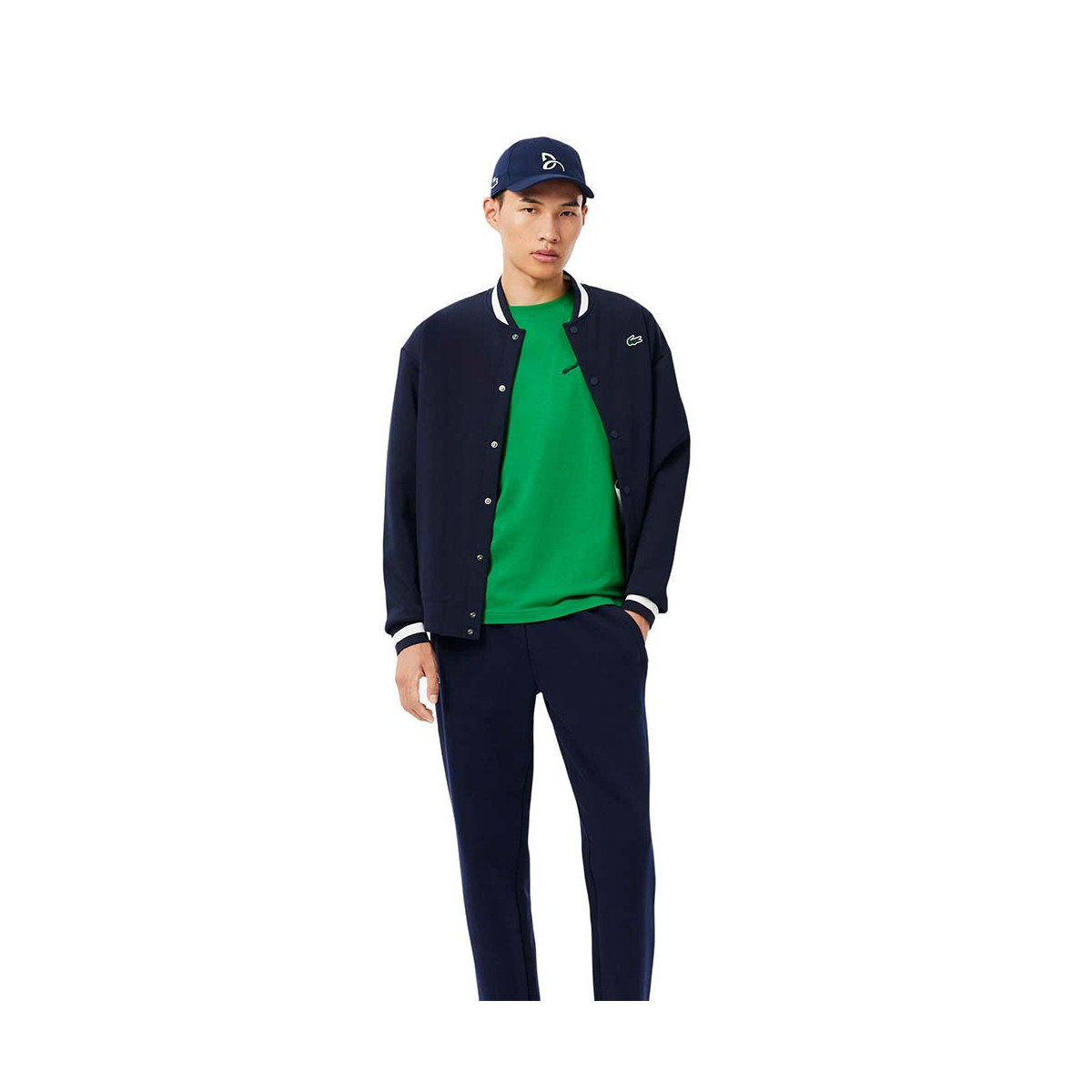 Pacco T-Shirt + Cappellino Lacoste Tennis x Novak Djokovic Verde