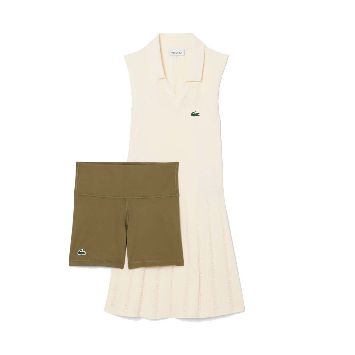 Robe Lacoste Tennis Stretch Donna Nero