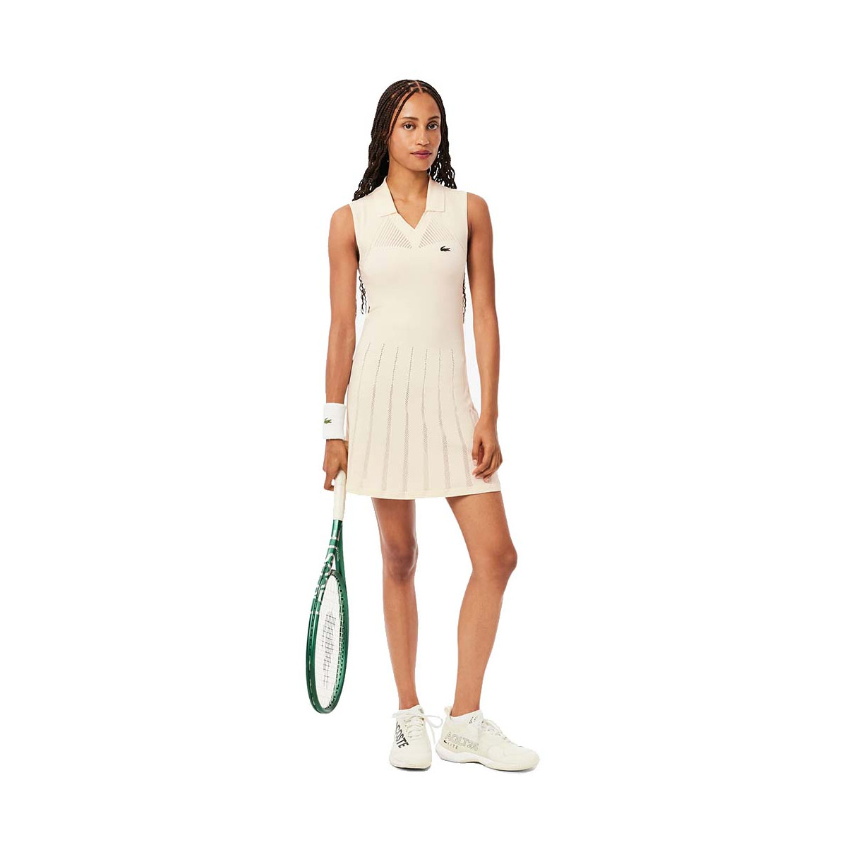 Robe Lacoste Tennis Stretch Donna Nero