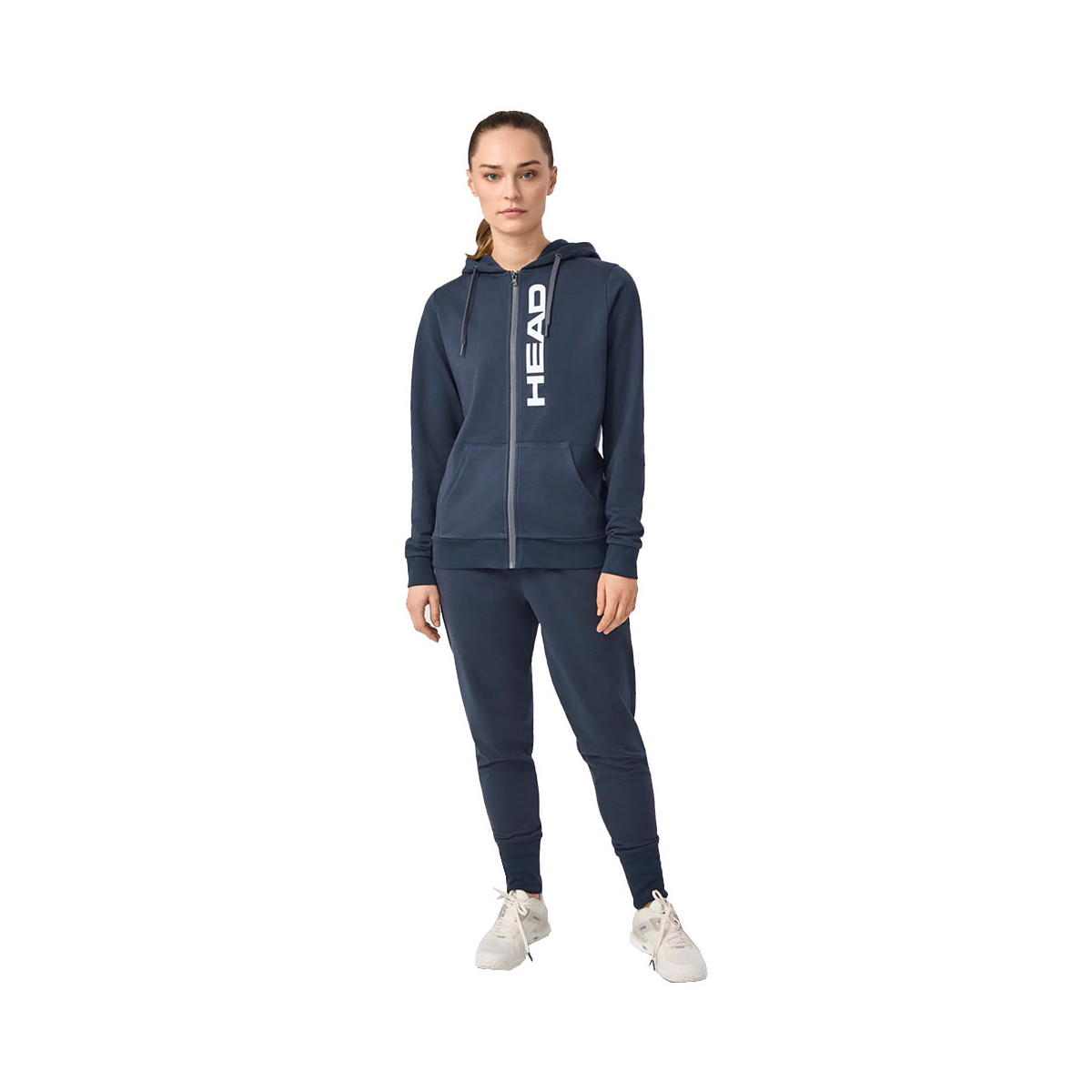 Felpa con cappuccio Head Club Original Donna Blu marino