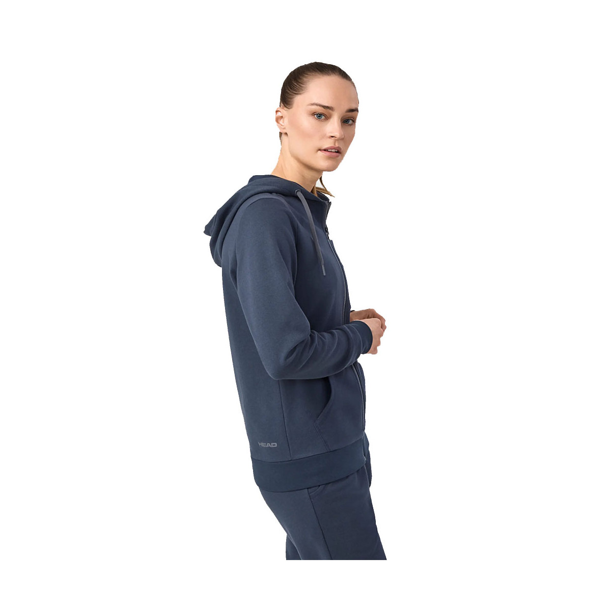Felpa con cappuccio Head Club Original Donna Blu marino