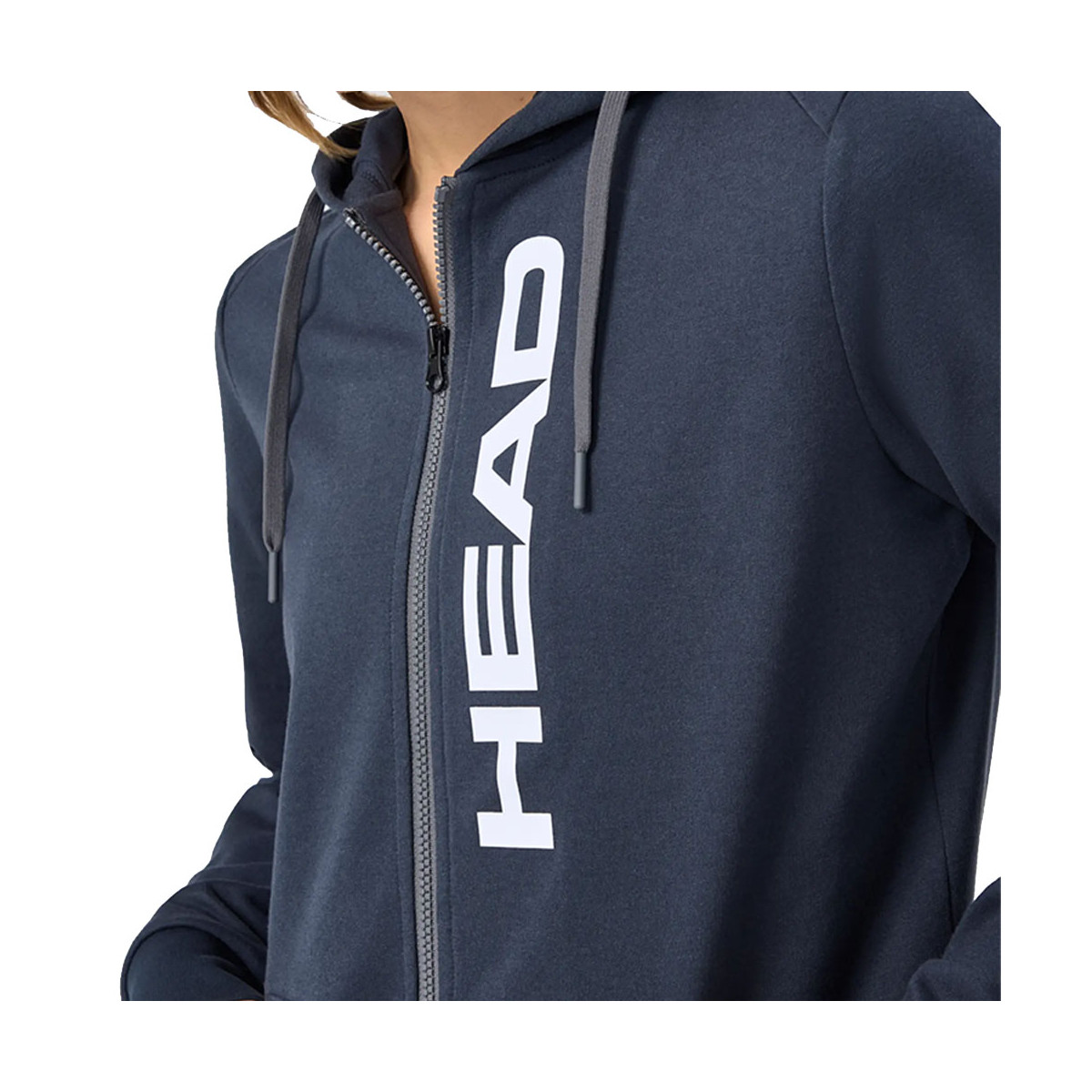 Felpa con cappuccio Head Club Original Donna Blu marino