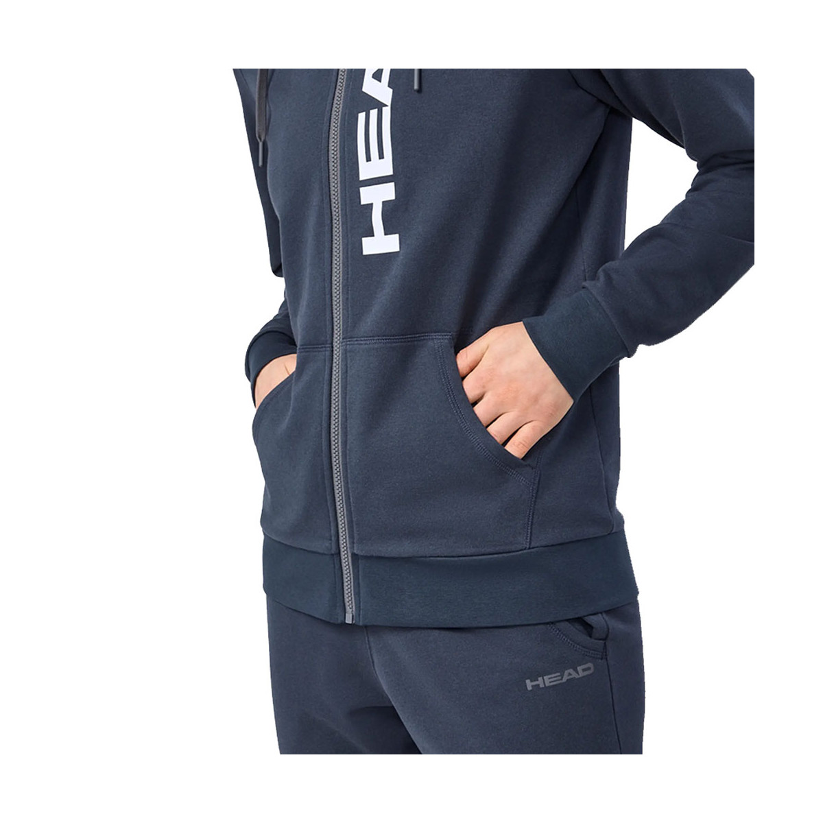 Felpa con cappuccio Head Club Original Donna Blu marino