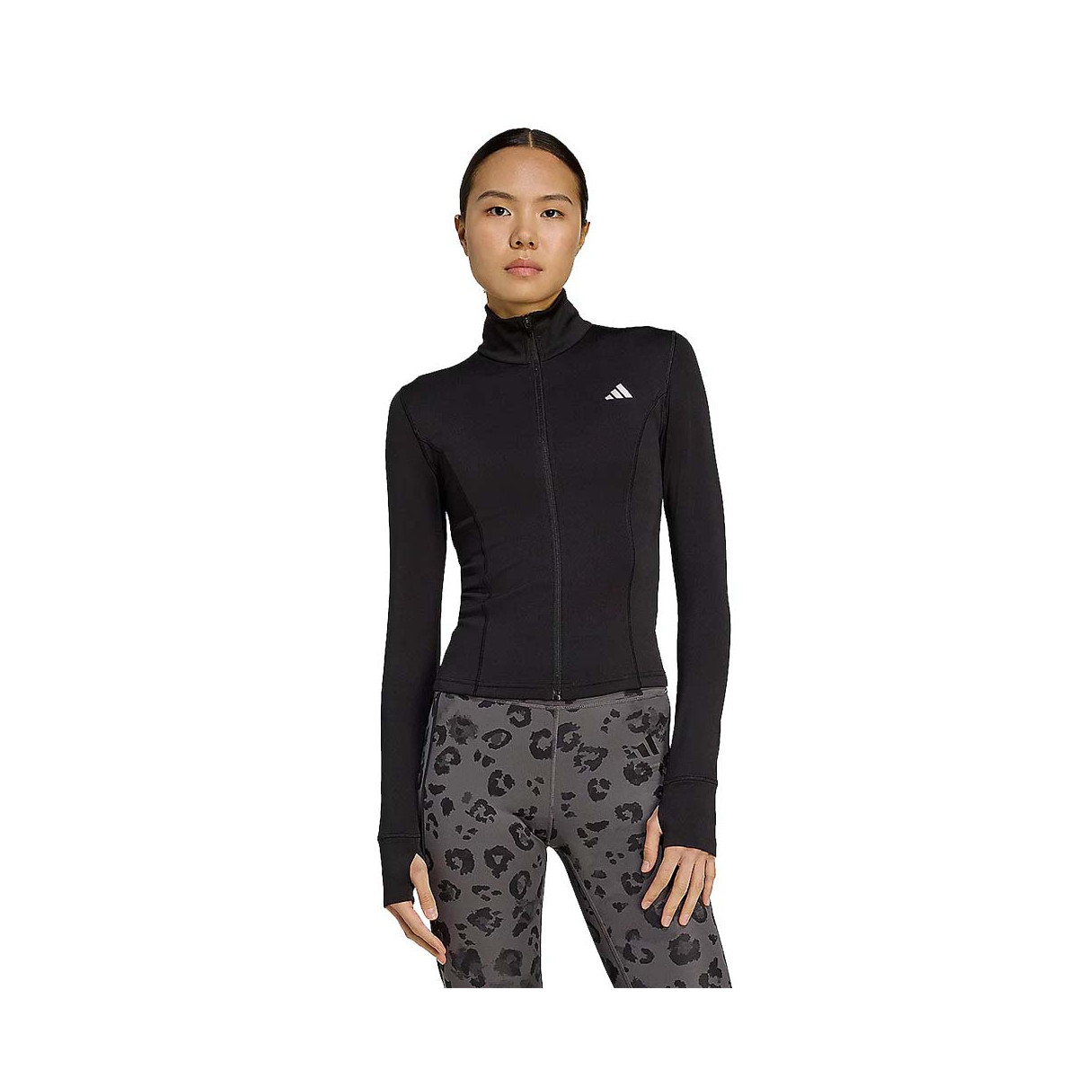 Giacca con zip Adidas Z.N.E. nera