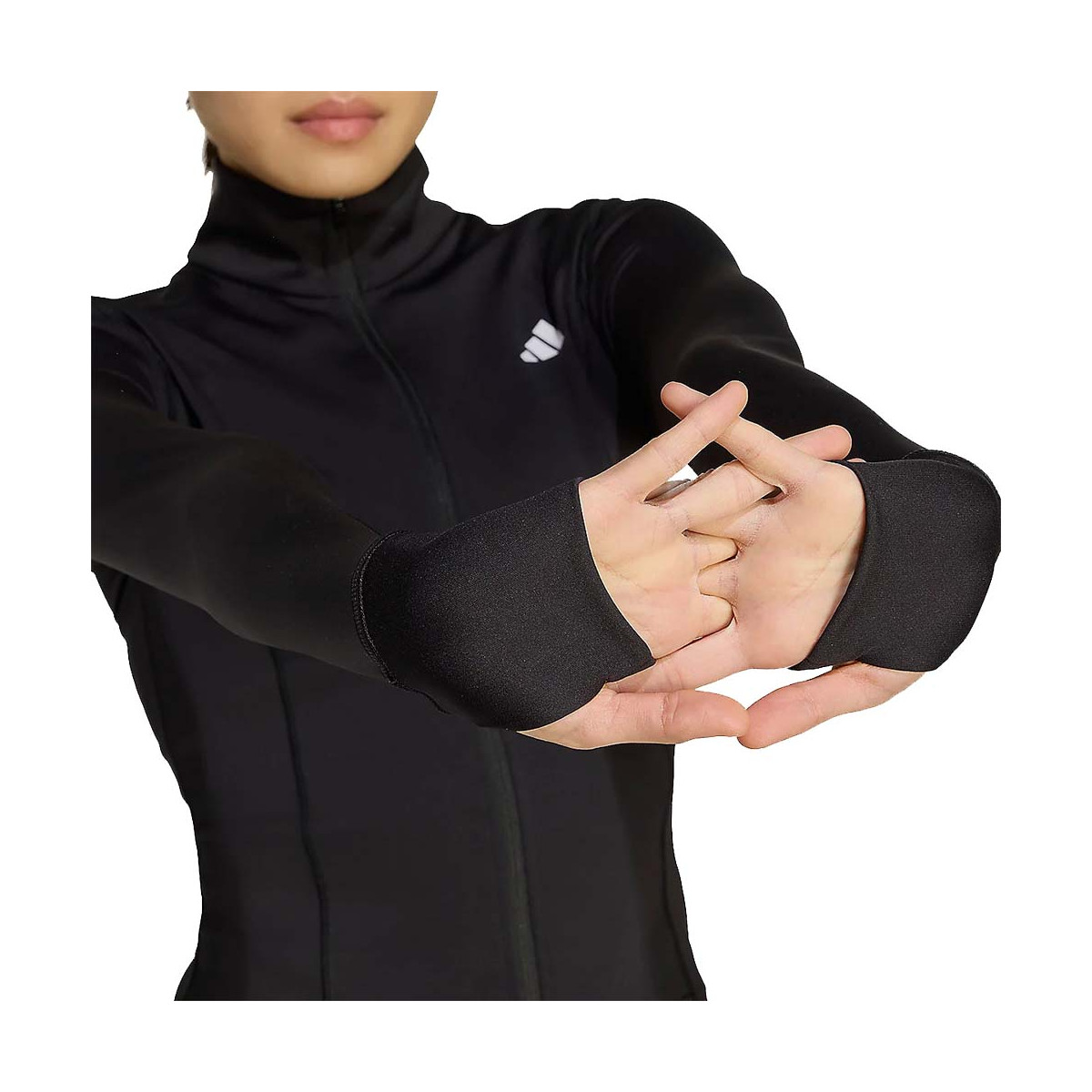 Giacca con zip Adidas Z.N.E. nera