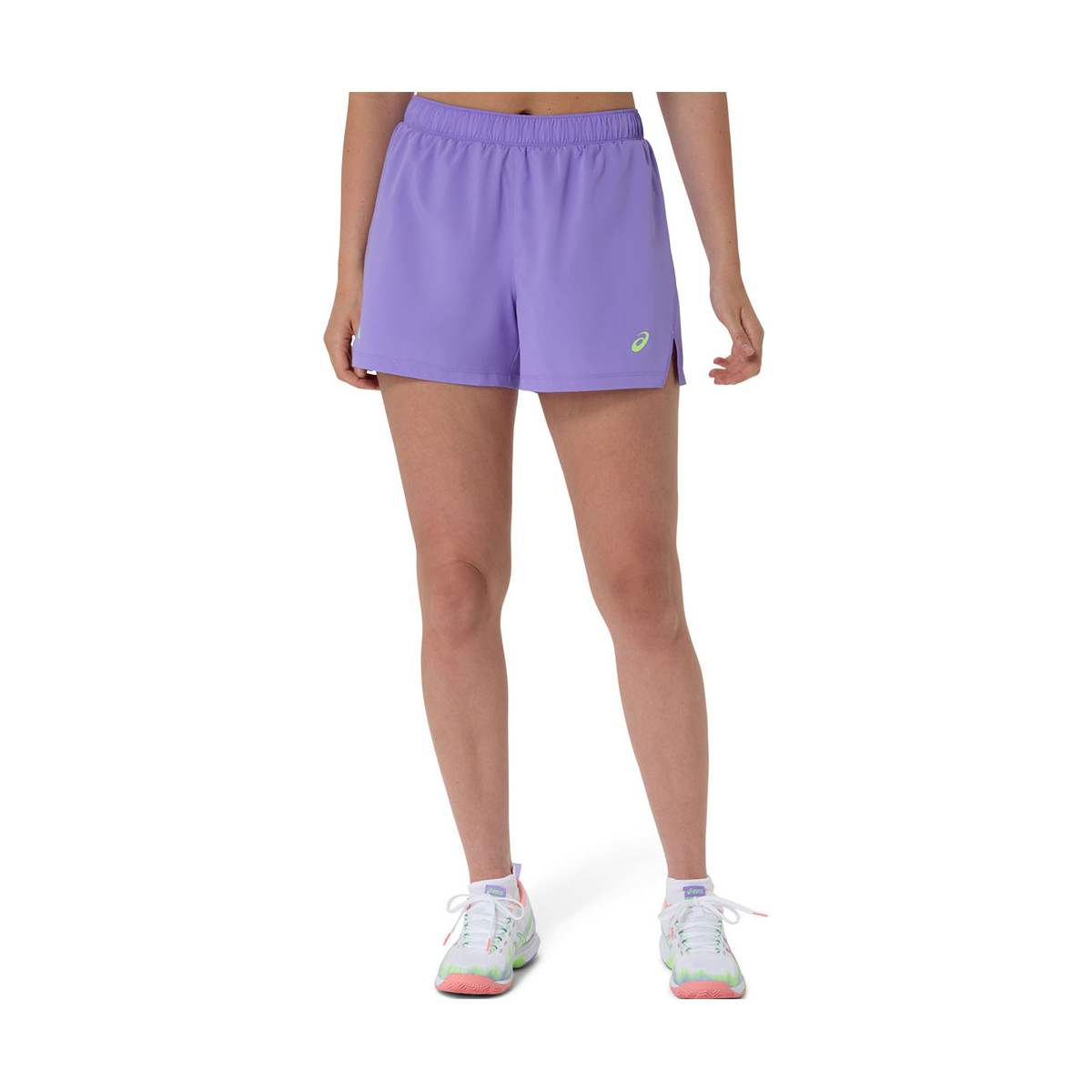 Pantaloncini Asics Court 2-en-1 Donna Nero