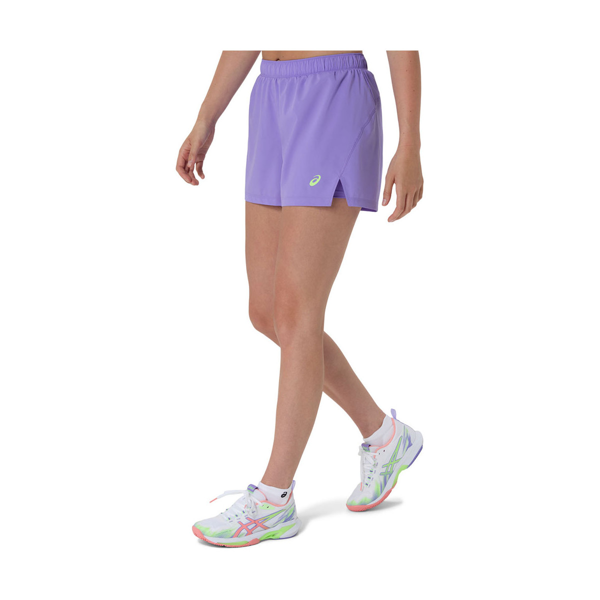 Pantaloncini Asics Court 2-en-1 Donna Nero