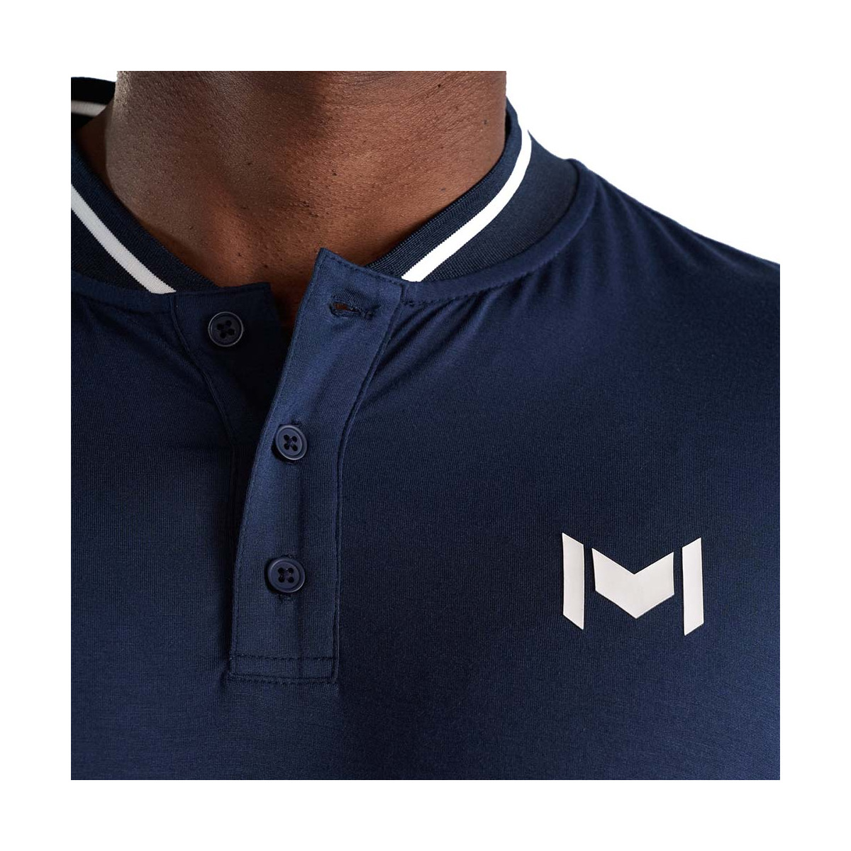 Polo Mouratoglou Match Melbourne Bianca / Blu