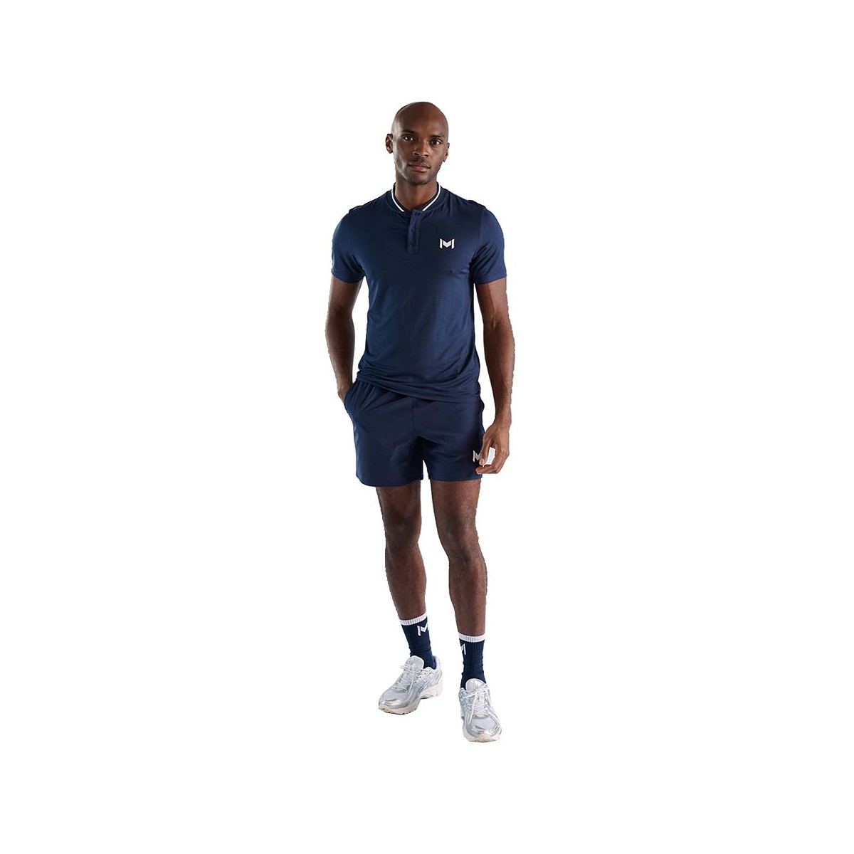 Polo Mouratoglou Match Melbourne Bianca / Blu