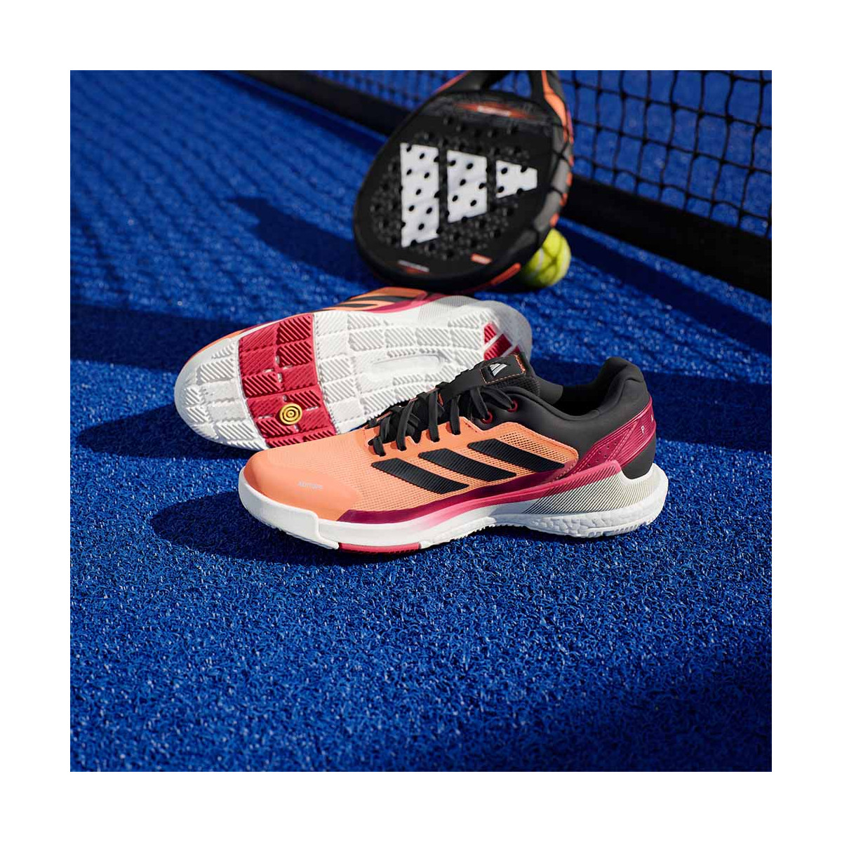 Scarpe da padel Adidas Crazyquick Boost Bianche / Nere / Verde