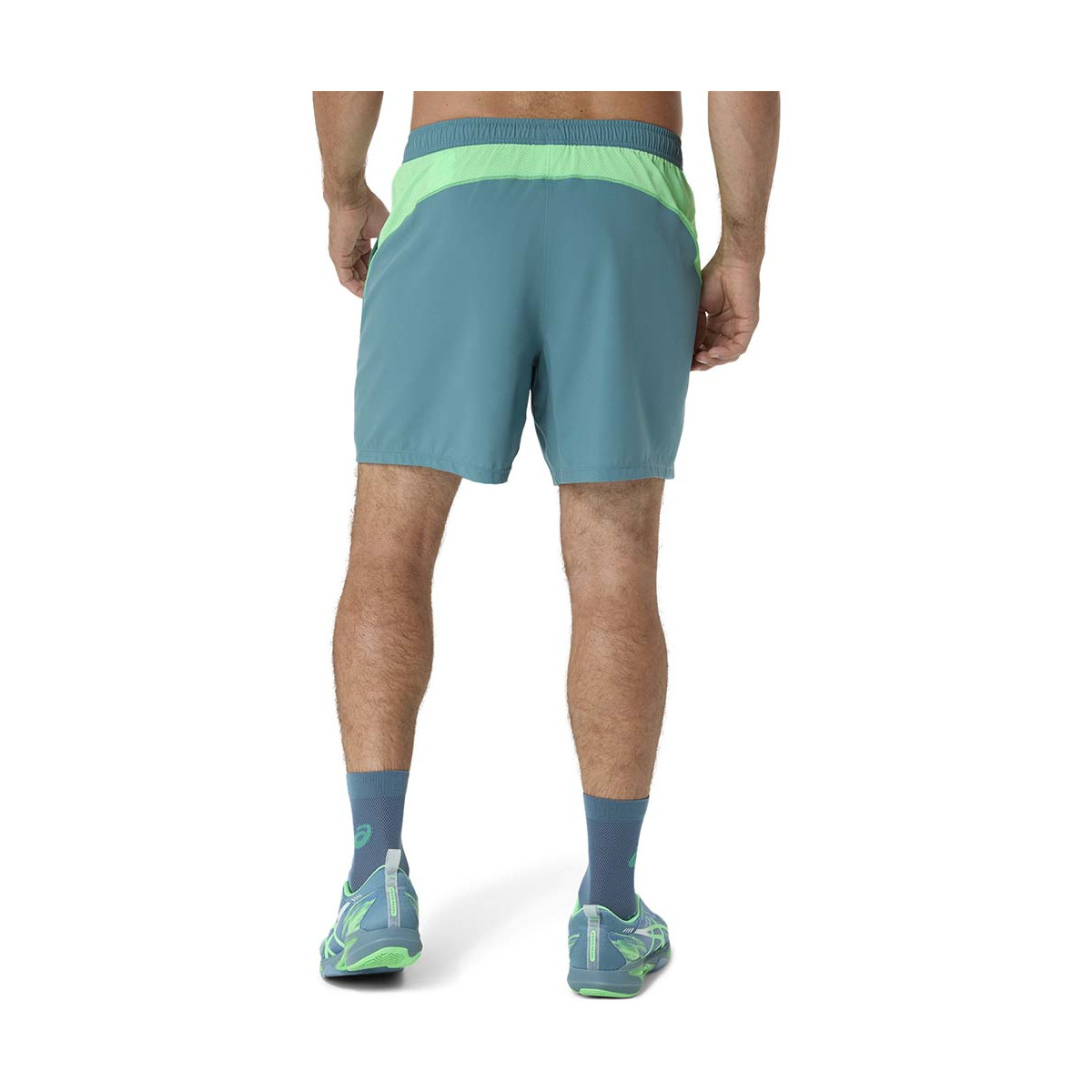 Pantaloncini Asics Padel Court Crema / Verde