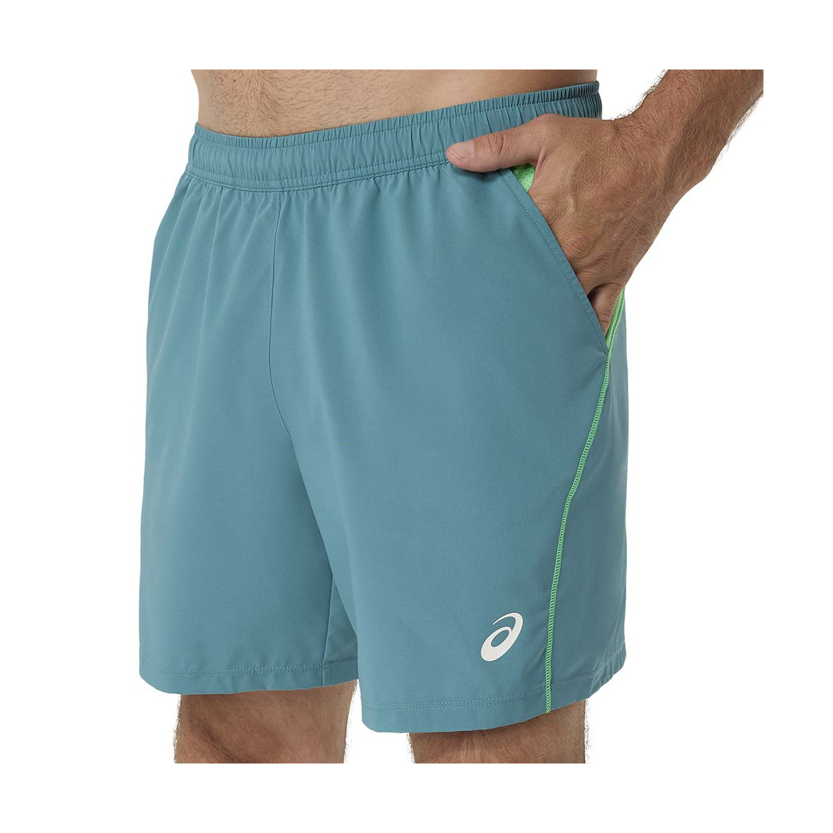 Pantaloncini Asics Padel Court Crema / Verde