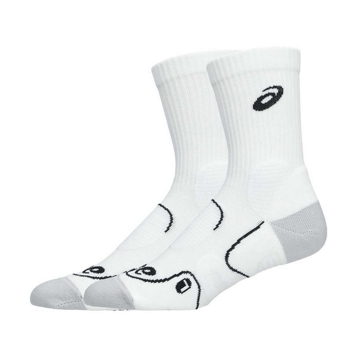 Calzini Asics Tennis Court+ Crew Bianco