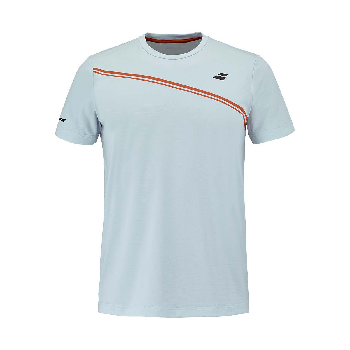 T-Shirt Babolat Play Crew Neck Junior Bianco / Blu