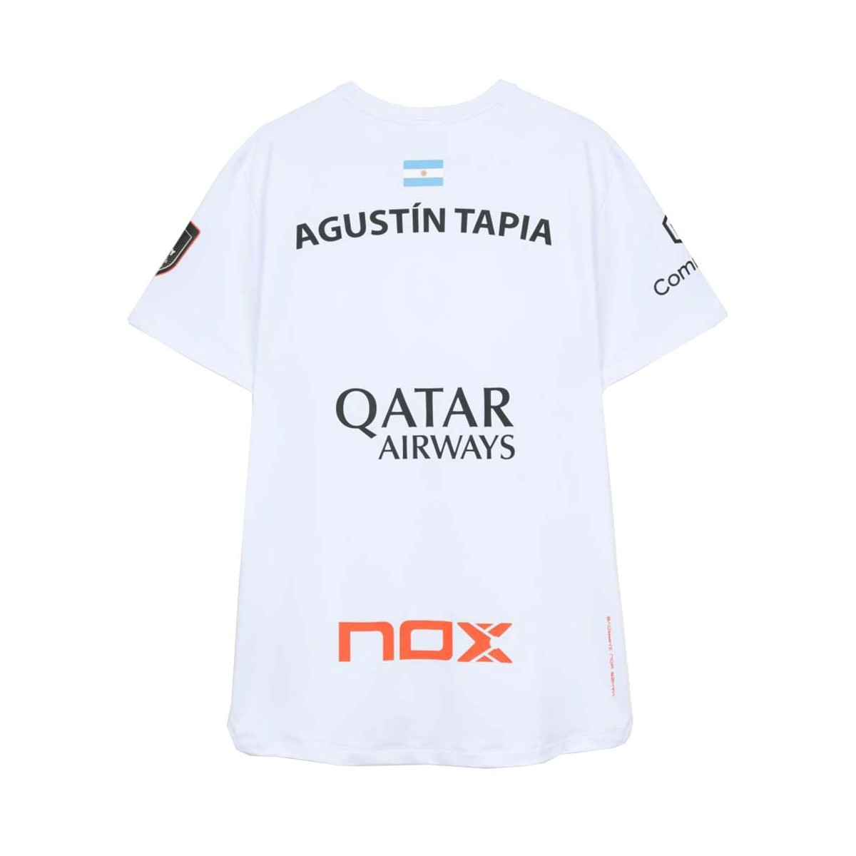 T-shirt Nox AT10 Agust&iacute;n Tapia Bianco