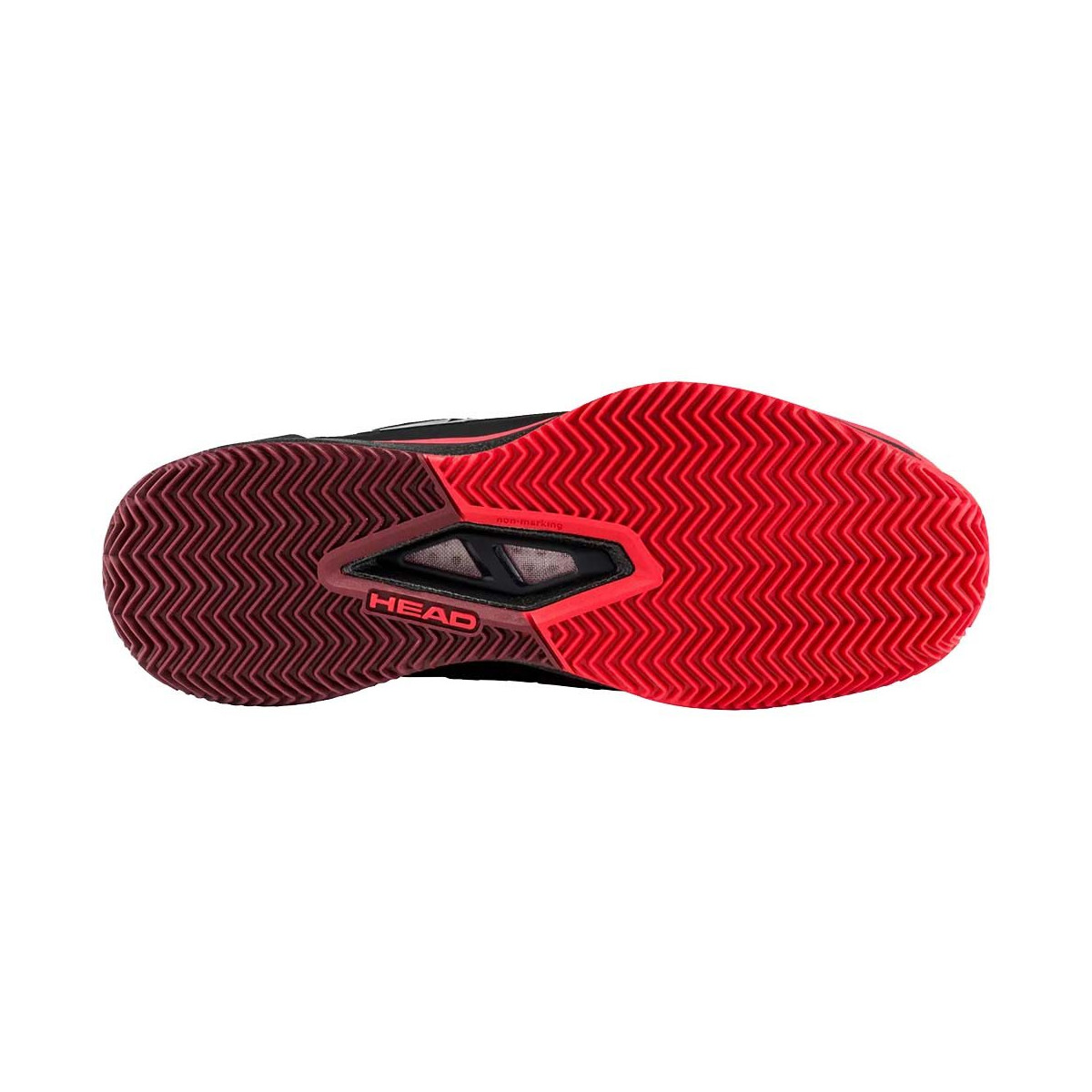 Scarpe Head Endure Pro Terra Battuta Nero / Rosso