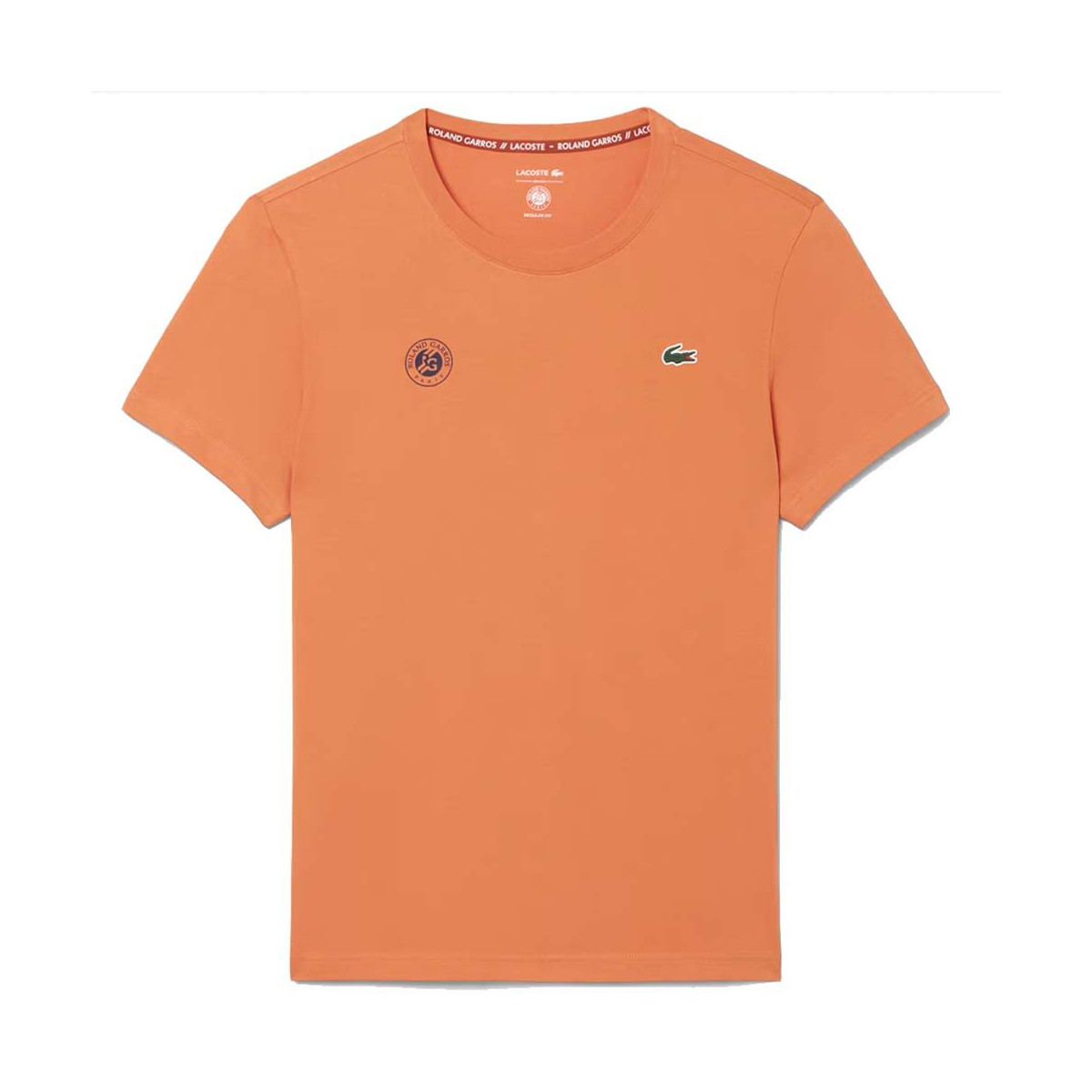 T-Shirt Lacoste Tennis Roland Garros Arancione