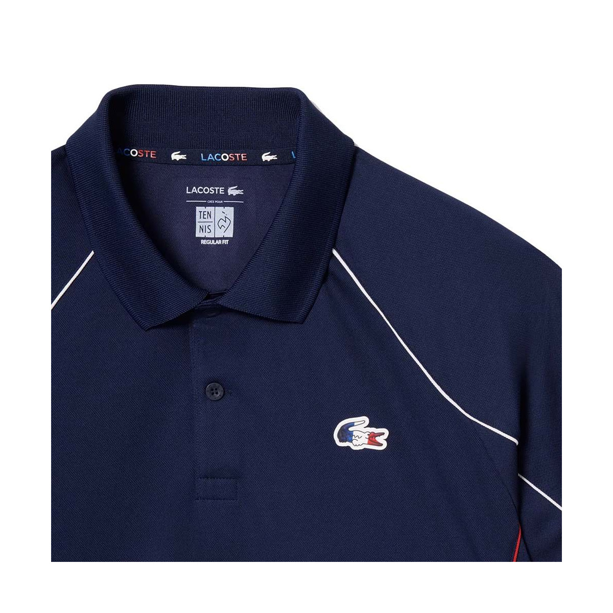 Polo Lacoste Squadra di Francia Tennis Blu Navy