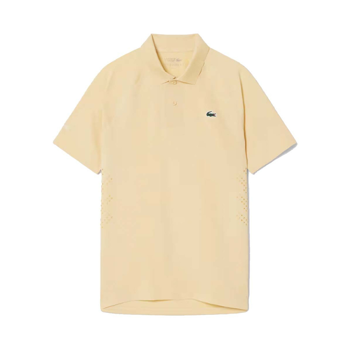 Polo Lacoste Tennis Novak Djokovic On Court Giallo