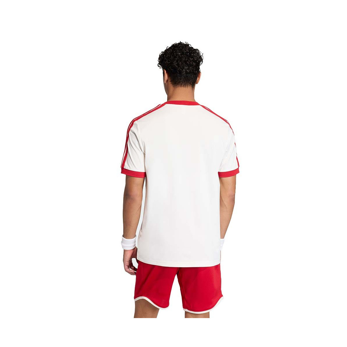 T-Shirt Adidas Tennis Classics Bianco / Rosso