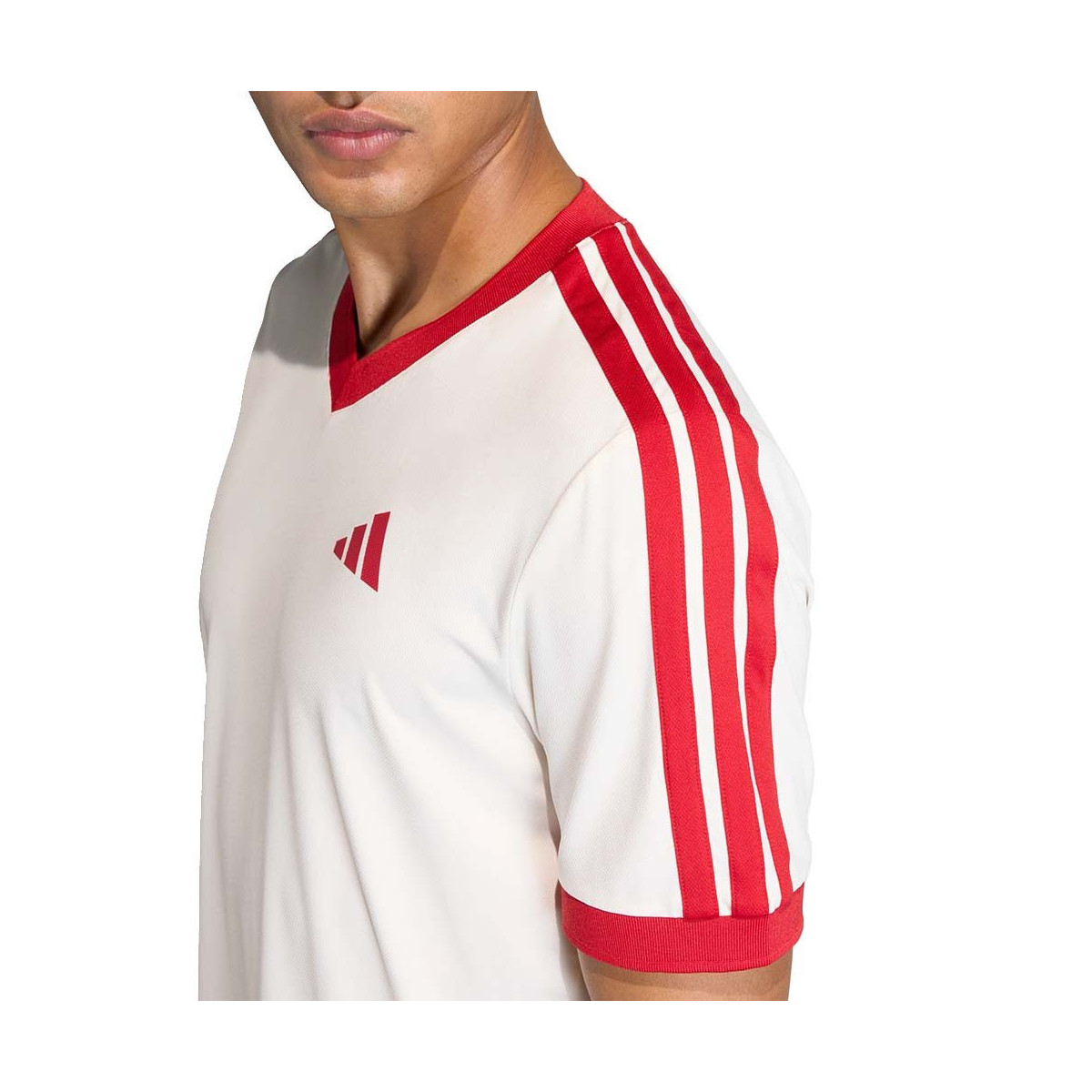 T-Shirt Adidas Tennis Classics Bianco / Rosso