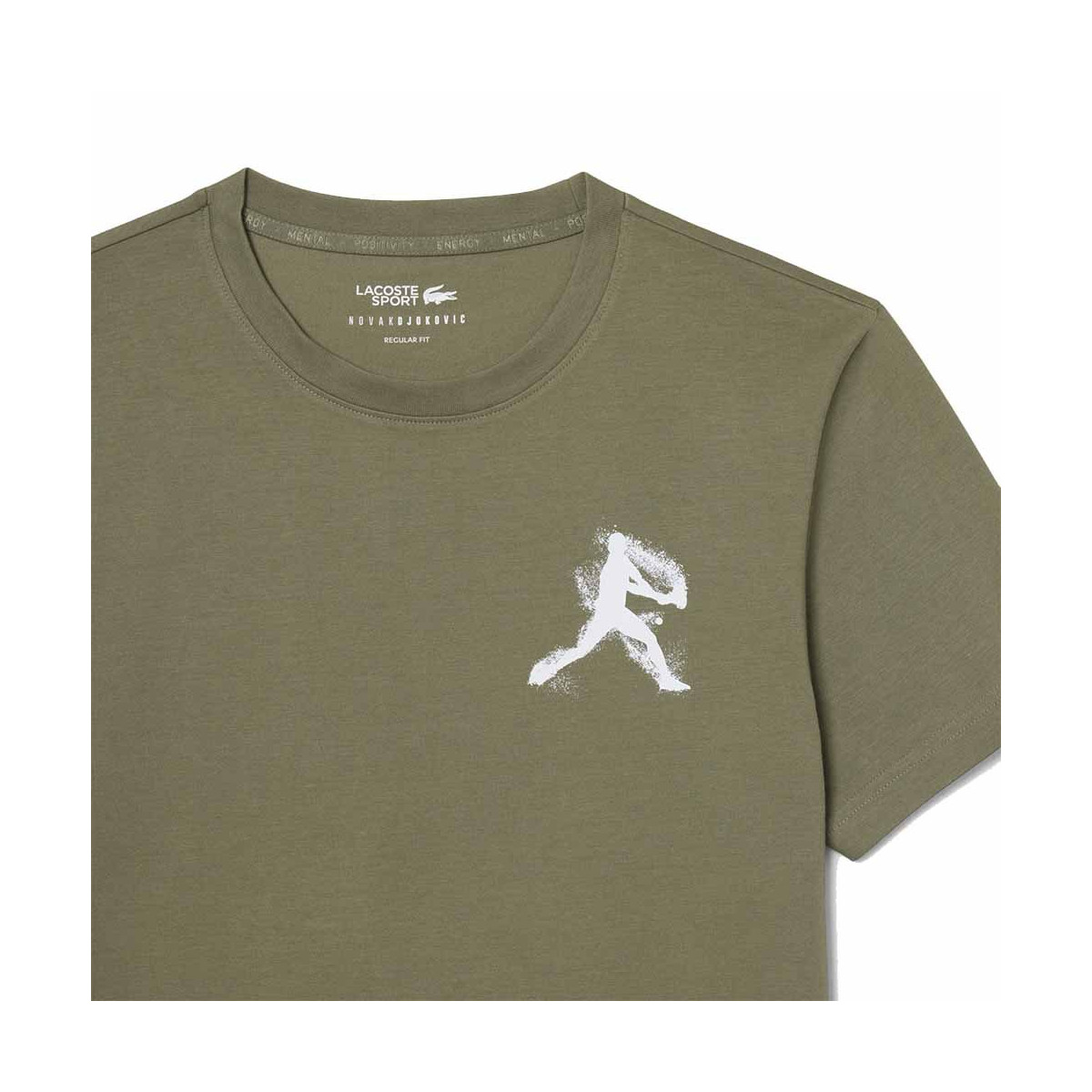 Pack T-Shirt + Cappellino Lacoste Tennis x Novak Djokovic Kaki