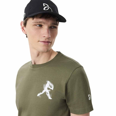 Pack T-Shirt + Cappellino Lacoste Tennis x Novak Djokovic Kaki