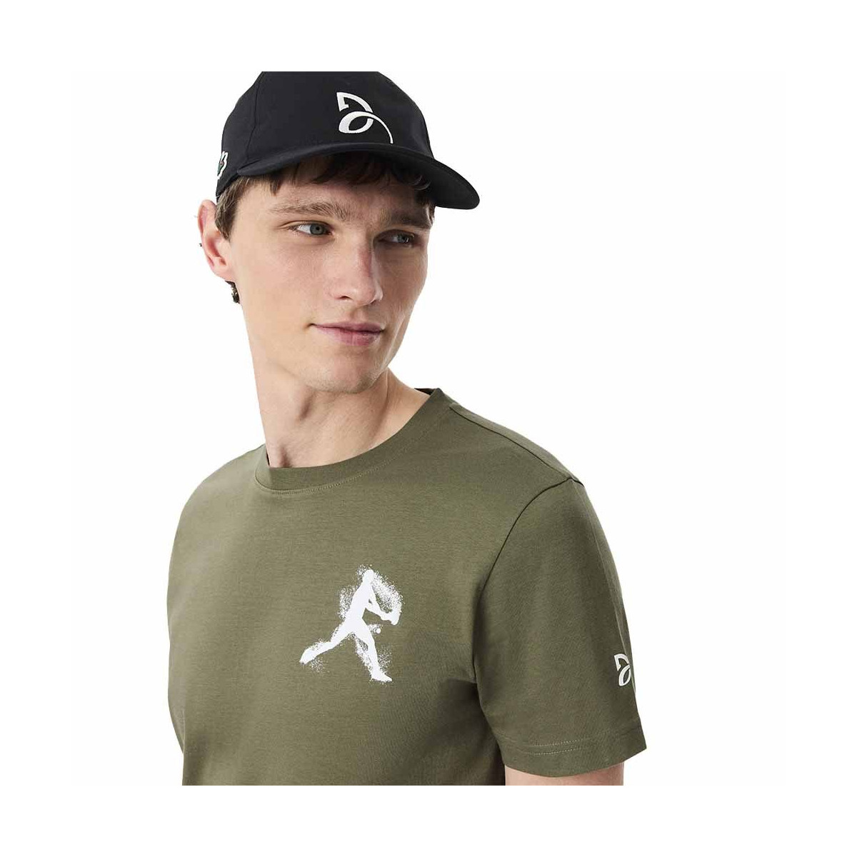 Pack T-Shirt + Cappellino Lacoste Tennis x Novak Djokovic Kaki
