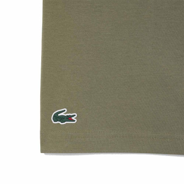 Pack T-Shirt + Cappellino Lacoste Tennis x Novak Djokovic Kaki