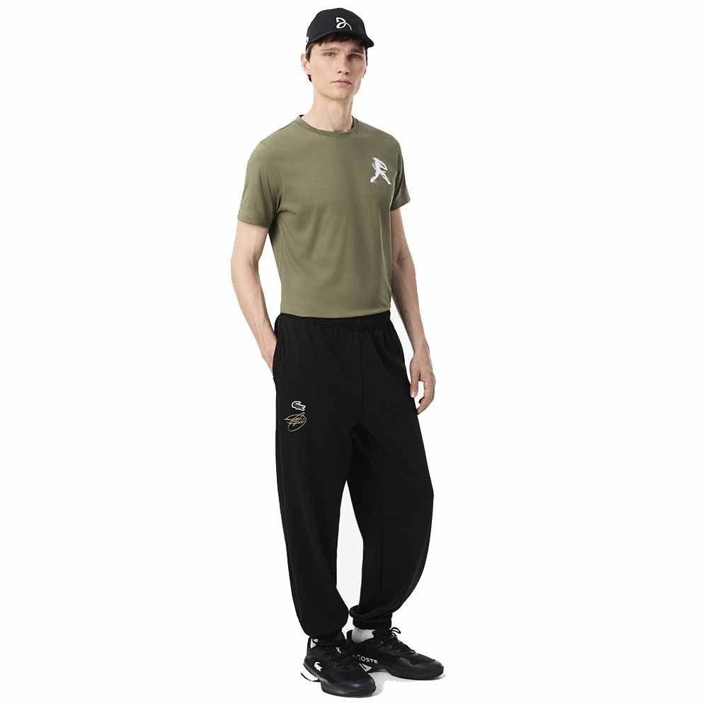 Pack T-Shirt + Cappellino Lacoste Tennis x Novak Djokovic Kaki