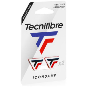 Antivibratore Tecnifibre Icon Damp Bianco / Rosso