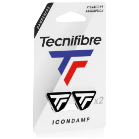 Antivibratore Tecnifibre Icon Damp Nero / Bianco
