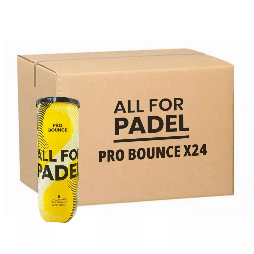 Cartone 24 tubi da 3 palline All For Padel Pro Bounce