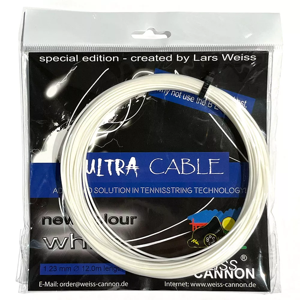 Corda Weisscannon Ultra Cable White 12m
