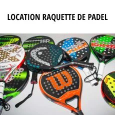 Location raquette de padel