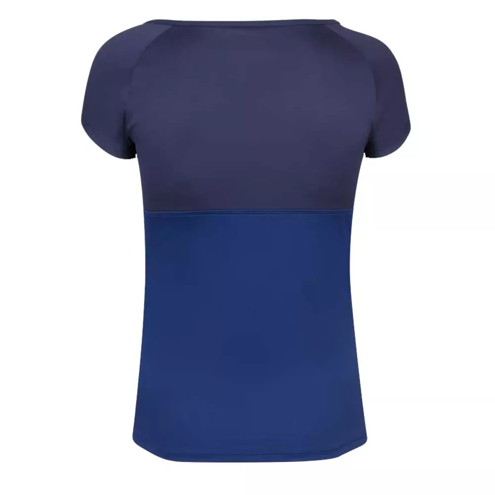 T-Shirt Babolat Play Cap Junior Navy Blu / Corail