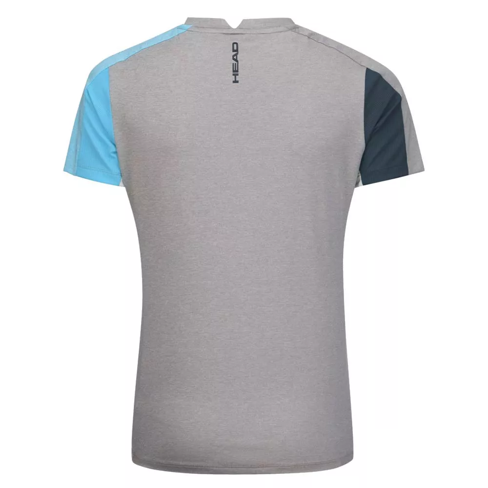 T-Shirt Head Padel Tech Donna Grigio / Blu