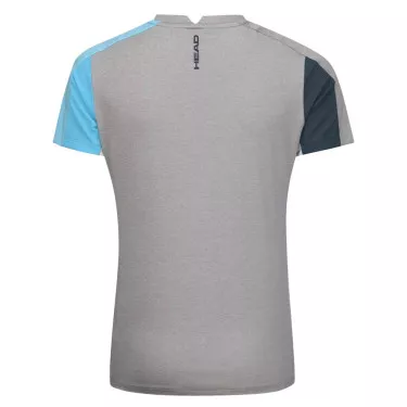 T-Shirt Head Padel Tech Donna Grigio / Blu