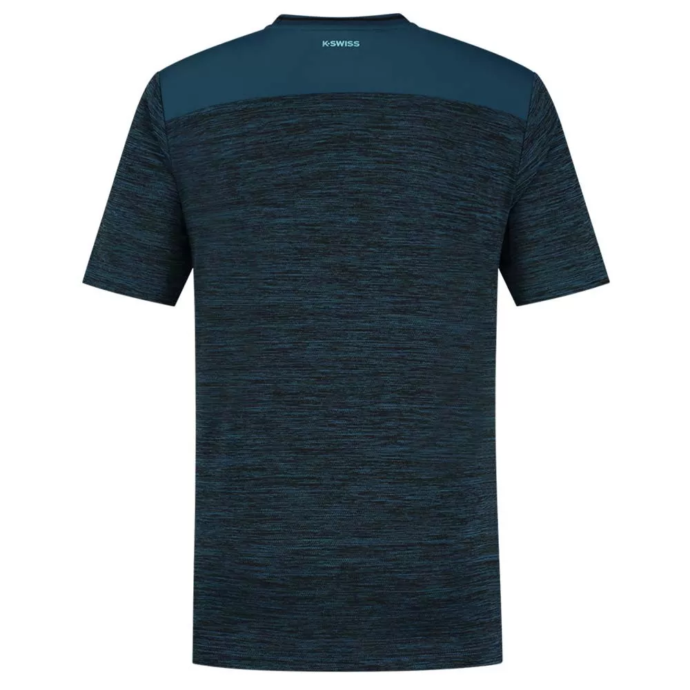 K-Swiss Hypercourt Tee Melange Nero T-shirt