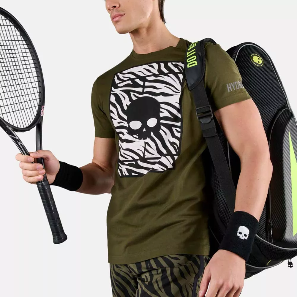 Maglietta Hydrogen Tennis Court Nero / Arancione
